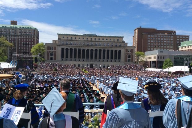 Columbia University graduation